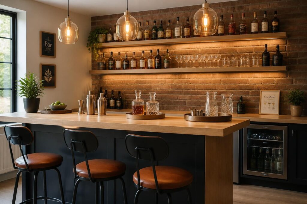 découvrez comment aménager un coin bar à la maison avec nos idées pratiques et les indispensables pour créer un espace convivial et élégant.