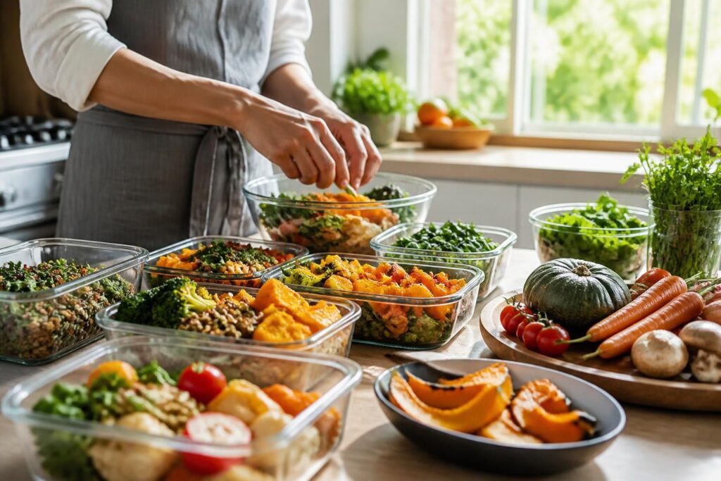 découvrez comment le batch cooking de saison peut vous aider à préparer facilement et rapidement vos repas de la semaine avec des ingrédients frais et adaptés à chaque saison.